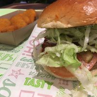 Hamburger and chicken nuggets  at Vedang - green burger | Alexa in Berlin