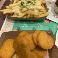 Cheese fries and nuggets  at Vedang - green burger | Alexa in Berlin
