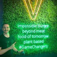 Loved the sign!  at Vedang - green burger | Alexa in Berlin