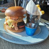 Vegan burger at The Osborne View in Fareham