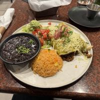 Beyond beef enchiladas #Veganuary at Pepe's Cantina in Winter Park