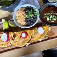 Vegan Birria Tacos  at Pepe's Cantina in Winter Park