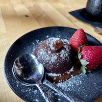 Vegan chocolate cheesecake   at Pepe's Cantina in Winter Park