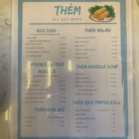 All day menu at Thèm in Docklands