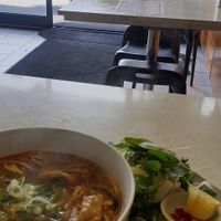 Steaming hot Vietnamese 'beef' soup at Thèm in Docklands