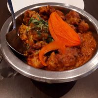Gohbi garlic (spicy fried cauliflower) at The Mantra in Victoria
