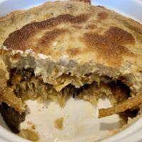 Vegan moussaka   at Moma in Athens