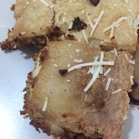 Vegan mousaka at Moma in Athens