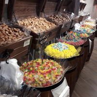 Vegan gummi bears (labelled) at Pirat Marmelad in Moscow