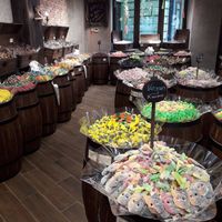 Sour gummi bears (labelled vegan) at Pirat Marmelad in Moscow