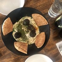 Hummus platter  at Petisco Vegano in New York City