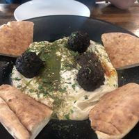 Hummus platter  at Petisco Vegano in New York City