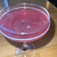 Lavender Aviation $5
Jones House gin, lemon, lavender, Bordeaux cherry. at Watercourse Foods in Denver