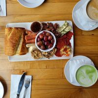 Charcuterie board at Watercourse Foods in Denver
