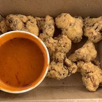 Buffalo cauliflower  at Watercourse Foods in Denver