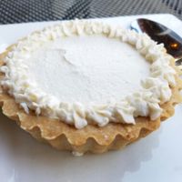 key lime pie at Watercourse Foods in Denver