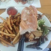 Turkey and brie sandwich at Watercourse Foods in Denver