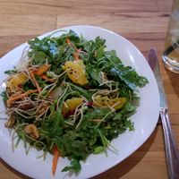 Ruk kora arugula salad at Watercourse Foods in Denver