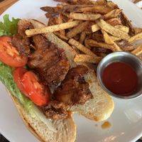 Mushroom Po Boy  at Watercourse Foods in Denver