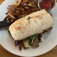 Turkey and Brie sandwich  #Veganuary at Watercourse Foods in Denver