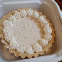 key lime pie at Watercourse Foods in Denver