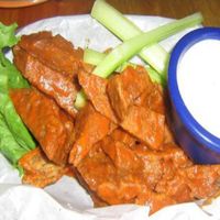 vegan hot wings at Watercourse Foods in Denver