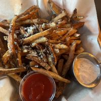 Truffle fries   at Watercourse Foods in Denver