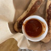 Breadsticks were great   at Watercourse Foods in Denver