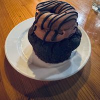 Death by chocolate cupcake  at Watercourse Foods in Denver