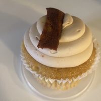 maple bacon cupcake  at Watercourse Foods in Denver