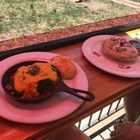 The best tofu scramble & pancakes  at Watercourse Foods in Denver
