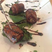 ";bacon"; wrapped dates, my favorite at Watercourse Foods in Denver
