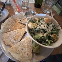 Quesadilla and Caesar salad   at Watercourse Foods in Denver