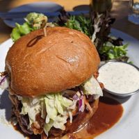 Pull Jackfruit Sandwiches at Watercourse Foods in Denver