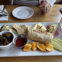 100% vegan cheese plate  at Watercourse Foods in Denver