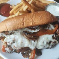 Classic philly at Watercourse Foods in Denver