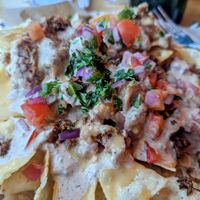 Nachos at Watercourse Foods in Denver