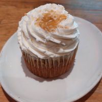 Tres leches cupcake at Watercourse Foods in Denver