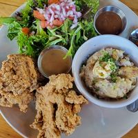 Southern dish at Watercourse Foods in Denver