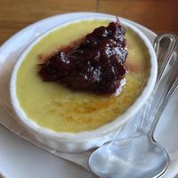 Crème brûlée   at Watercourse Foods in Denver