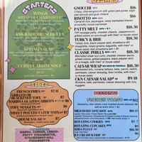 Spring 2026 menu  at Watercourse Foods in Denver