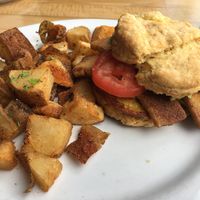 Breakfast sandwich  at Watercourse Foods in Denver