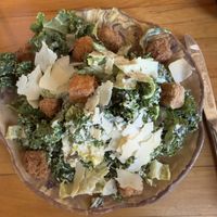 Caesar salad with tofu nuggets   at Watercourse Foods in Denver