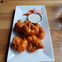 Cauliflower wings at Watercourse Foods in Denver