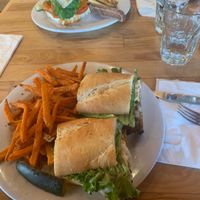 The Cuban & The Buffalo Tempeh  at Watercourse Foods in Denver