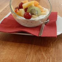 Part of the vegan breakfast at Cafe Galerie in Dornbirn