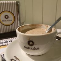 Café con leche de avellana   at Dos de Azucar  in Oviedo