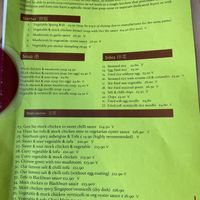 Vegetarian and vegan menu  at Michael Wan's Mandarin in Blackpool