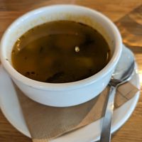 Vegan kale and lentils soup at Sow Plated in Upper Arlington