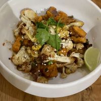 Maple sweet chili cauliflower starter  at Sow Plated in Upper Arlington